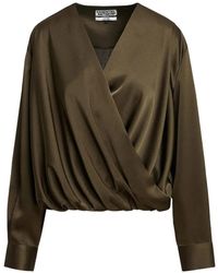 Essentiel Antwerp - Kolkwitzia Wrap-Style Blouse - Lyst