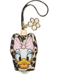 Ganni - X Disney Daisy Duck Leopard Key Bell - Lyst