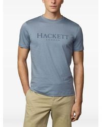 Hackett - Logo-Print Short-Sleeve T-Shirt - Lyst