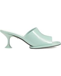 Sergio Rossi - 60Mm Orb Leather Mules - Lyst