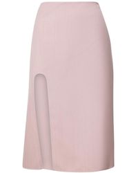 Stella McCartney - Side-Slit Skirt - Lyst