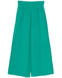MOUTAKI - Elasticated-Waistband Wide-Leg Trousers - Lyst