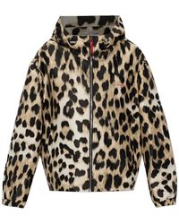 Givenchy - Leopard Jacquard Windbreaker - Lyst