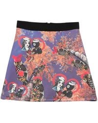 The Artistylist - Autumn Printed Mini Skirt - Lyst
