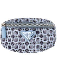 Prada - Cartera Con Logo Estampado - Lyst