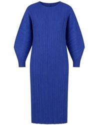 Pleats Please Issey Miyake - Skyline Batwing-Sleeve Dress - Lyst