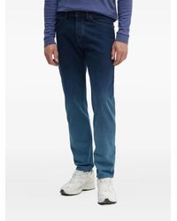 BOSS - Ombre Straight-leg Jeans - Lyst