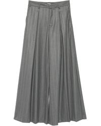 ANDAMANE - Pinstripe-Pleated Trousers - Lyst
