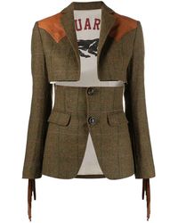 DSquared² - Cut-out Blazer - Lyst