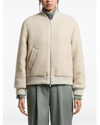 Peserico - Zip-Up Bomber Jacket - Lyst