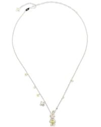 YVMIN - Flower Bear-Charm Necklace - Lyst