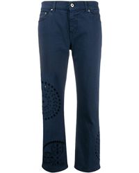 Dondup Cropped Jeans - Blauw