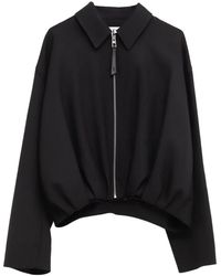 Loewe - Draped Wool Jacket - Lyst