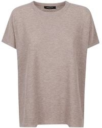 Fabiana Filippi - Sequin-Embellished Short-Sleeve Top - Lyst