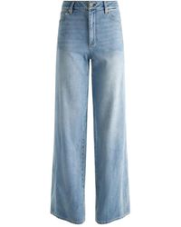 Alice + Olivia - Jean Cool À Coupe Ample - Lyst