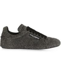 Dolce & Gabbana - Baskets Portofino Soft En Alpaga - Lyst