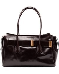 Roberto Festa - Emeralda Glossy Leather Tote Bag - Lyst