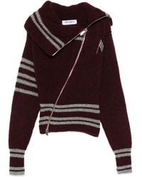 The Attico - Gestreifter Cardigan - Lyst