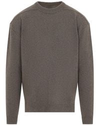 Rick Owens - Pull À Bords Côtelés Fendu Sur Le Côté - Lyst