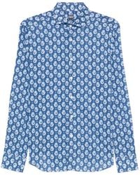Fedeli - Floral-Print Shirt - Lyst