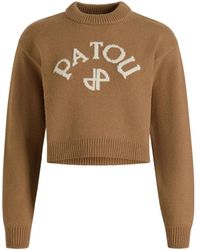 Patou - ロゴインターシャ セーター - Lyst