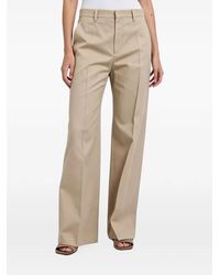 Brunello Cucinelli - Pressed-Crease Tailored Trousers - Lyst