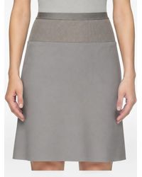 Rick Owens - Bias-Cut Ribbed-Waistband Mini Skirt - Lyst