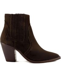 Julie Dee - 70Mm Pointed-Toe Suede Boots - Lyst