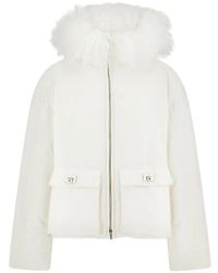 Ferragamo - Padded Bomber - Lyst
