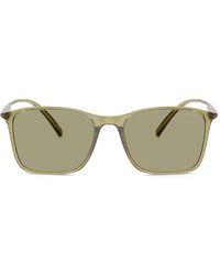 Giorgio Armani - Rectangle-Frame Sunglasses - Lyst