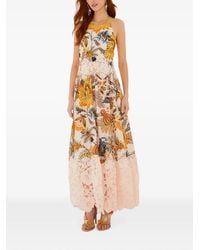 FARM Rio - Ligia Floral Lace Lenzing Ecovero Euroflax Maxi Dress - Lyst