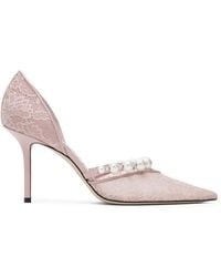 Jimmy Choo - Escarpins Aurelie À Perles - Lyst