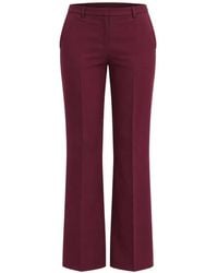 Kaos - Pressed-Crease Flared Trousers - Lyst