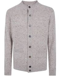 FILIPPO DE LAURENTIIS - Cardigan En Laine À Boutonnière - Lyst