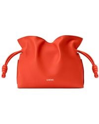 Loewe - Mini Flamenco Leather Bucket Bag - Lyst