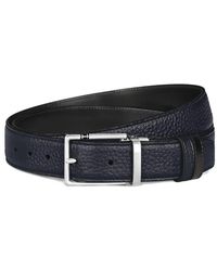 Montblanc - Reversible Textured Buckle Belt - Lyst