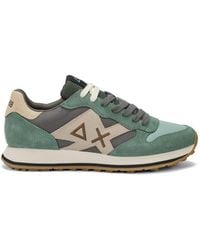 Sun 68 - Jaki 2.0 Logo-Patch Suede Sneakers - Lyst