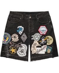 Godspeed - Patchwork Denim Shorts - Lyst