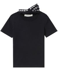 Y. Project - T-Shirt With Triple Collar And Logo Print - Lyst