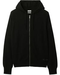 Burberry - Cashmere Zip Hoodie - Lyst