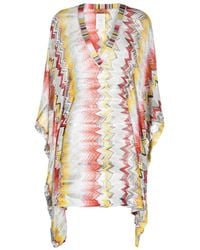 Missoni - Zigzag-patterned Woven Beach Cover-up - Lyst