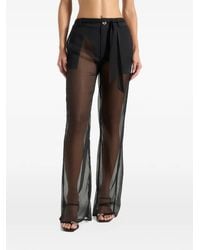 Manière De Voir - Sheer Belted Trousers - Lyst