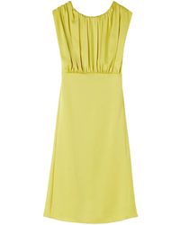 Jil Sander - Mouwloze Midi-Jurk - Lyst