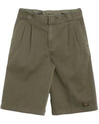 Dickies - Pleated Logo-Patch Shorts - Lyst
