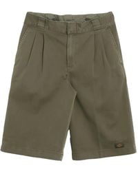 Dickies - Geplooide Shorts Met Logopatch - Lyst