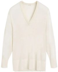 By Malene Birger - Derya V-Neck Long-Sleeve Sweater - Lyst