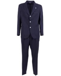 Tombolini - Zero Gravity Single-Breasted Wool Suit - Lyst