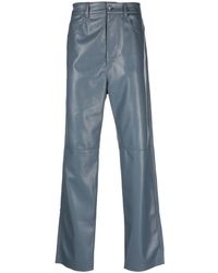 Nanushka - Pantalon droit Aric en cuir artificiel - Lyst