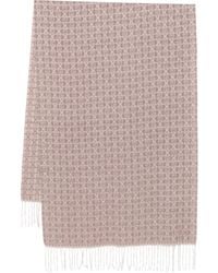 Liu Jo - Monogram Fringed Scarf - Lyst