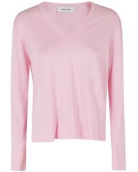 Gran Sasso - V-Neck Long-Sleeve Sweater - Lyst